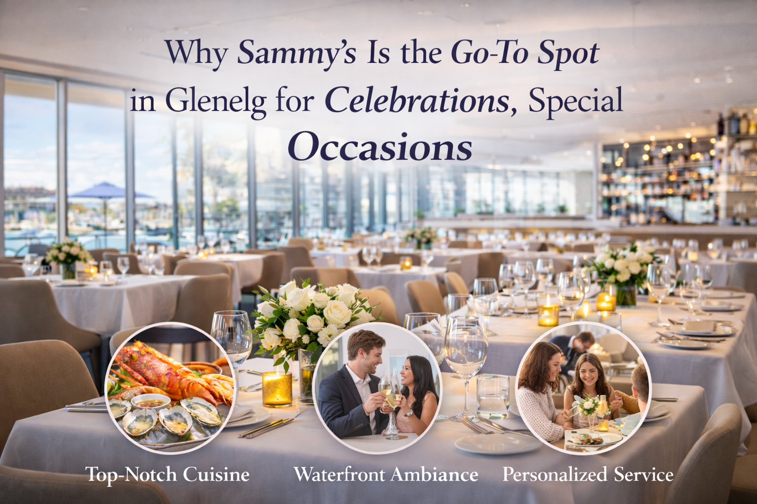 Best Restaurant for Celebrations in Glenelg